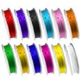 thumbnail image 1 of KAKOWELY 12 Rolls of Lanyard String Plastic String Lacing Cord Beads Lacing Rope Beading Material,393.7"X0.39"X0.39", 1 of 4