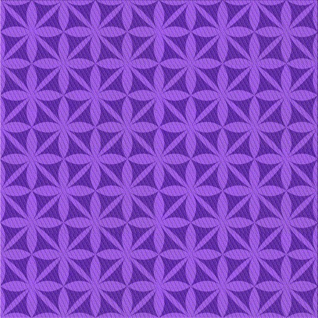 Ahgly Company Machine Washable Indoor Square Transitional Neon Purple Area Rugs, 4' Square