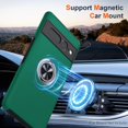 thumbnail image 4 of KOMI for Google Pixel 7 Pro Case, Slim Fit Case for Pixel 7 Pro with Ring Holder Kickstand,[Military Grade Drop Tested] Dual Layer Shockproof Protective Phone Case for Pixel 7 Pro 6.7", Green, 4 of 5