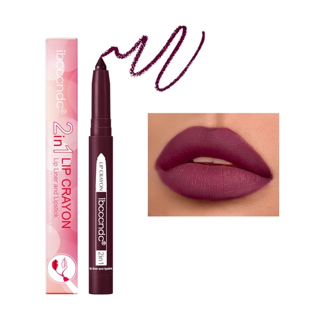 Weiqiqre Two In One Lipliner Durable Matte Mouth Red Pen Rotating Lipliner 1g Discount