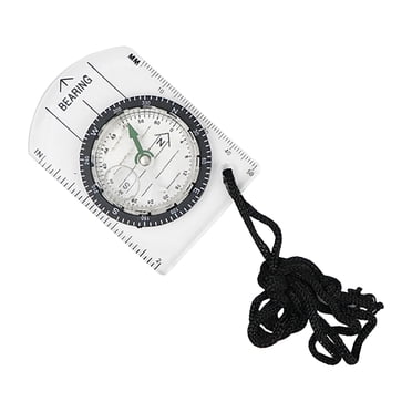 High Transparent Portable Compass - Multifunctional with Map/Scale, Lightweight Plastic, 7x5x2cm, for Camping/Hiking/Emergencies, High-Transparency Design, Survival Tool