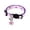 Purple, variant on Pet Collars Fragmented Cat Ribbon Design for Secure and Stylish Everyday Wear, 4x14x2 cm, Blue