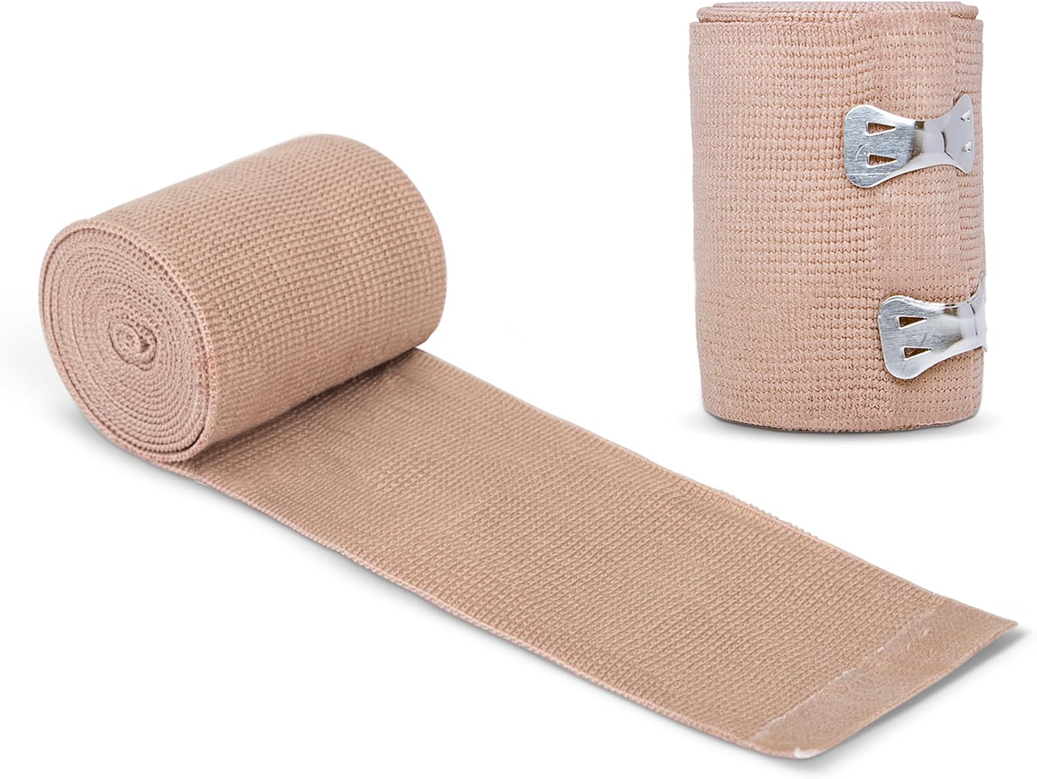 Bandage Élastique de 2 Pouces avec Pinces - Boîte de 10 2 Pouces (Lot de 10)