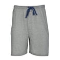 thumbnail image 4 of Hanes Mens Jersey Lounge Drawstring Shorts with Logo Waistband 2-Pack, L, 4 of 4