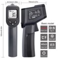 thumbnail image 4 of Digital infrared thermometer single/dual laser non-contact object temperature measurement tool 7 types optional, 4 of 7