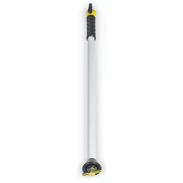 Camco Rinceur de Réservoir de Maintien des Déchets 40094 à Pointe Pivotante; Type Bâton Utilisé dans la Toilette; avec Valve d'Arrêt; avec Poignée de Rinçage de Réservoir et Tuyau