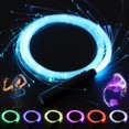 thumbnail image 3 of Reusable LED Fiber Optic Whip USB Rechargeable Dance Whip Toys 10 Colors 36 Light Effect for Dancing Parties Light Shows Music Festivals, 3 of 10