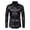 Black, variant on fartey Men Shiny Metallic Button Down Shirts Casual Dress Long Sleeves Shirt Trendy Solid Color Lapel Blouses Collar Cardigan Tops for Night Club Party Prom