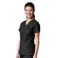 thumbnail image 1 of Red Panda Haut d'Uniforme Uni à Col en V pour Femmes à Deux Poches [TTP - 5TG, Livraison Gratuite], 1 of 1