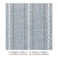 thumbnail image 2 of Meitianfacai Hemstitched Table Runner Cottons Linen Table Runners Embroidered Striped Boho Table Runner Home Decor, 2 of 9