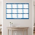 thumbnail image 4 of Eky Calendrier Mural 2025, Effaçable Grand Effaçable à Sec et Humide Laminé Planificateur Mural Annuel sur 12 Mois, Réversible et Réutilisable, Horizontal/vertical, 32x48 Pouces, Mural, avec Marqueur, 4 of 4