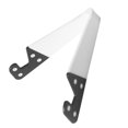 thumbnail image 2 of Ruiboury Support Pliable Ajustable en Forme de V pour Téléphone Intelligent Tablette Taille Portable Blanc 1ensemble, 2 of 5