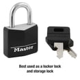 thumbnail image 3 of Master Lock 131D Cadenas à clé à corps solide, 3 of 5