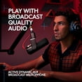 thumbnail image 2 of Logitech G Yeti Studio Active Dynamic XLR Broadcast Microphone for Gamers, ClearAmp Active Preamp, Dual-Diaphragm Capsule, Internal Shockmount - Black, 2 of 5