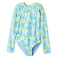 thumbnail image 1 of George Girls' Adaptive One Piece Rashguard Swimsuit, 1 of 4