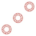 thumbnail image 2 of Redempat Chain Ring - Easy To Install Durable Wide Compatibility - Bike Crank Precise Fit Bicycles Crank 52T red 3Set, 2 of 6