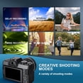 thumbnail image 4 of NBD 4K Digital Camera for Photography and Vlogging, 48MP Video Camera with Microphone, Tripod Grip, Wide-Angle and Macro Lens, 4 of 8