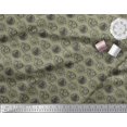 thumbnail image 2 of Soimoi Poly Georgette Fabric Bird,Fish & Ship Ocean Printed Fabric 1 Yard 42 Inch Wide, 2 of 3