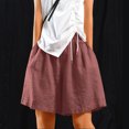 thumbnail image 2 of Plebaso Casual Shorts Womens High Waisted Wide Leg Shorts Loose Solid Color Summer Shorts with Pockets, 2 of 4