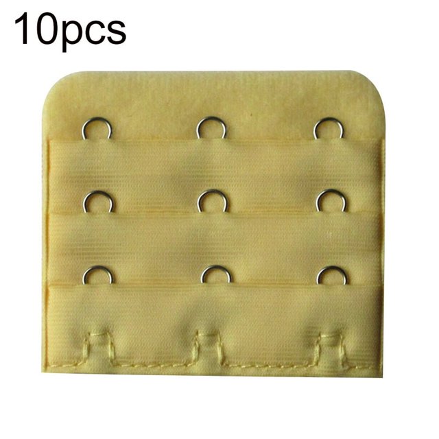 MesaSe Ensemble de 10 Pcs Rallonge de Soutien-Gorge pour Femmes à 3 Rangées et 3 Crochets, Agrafes, Bretelles, Bande d'Extension
