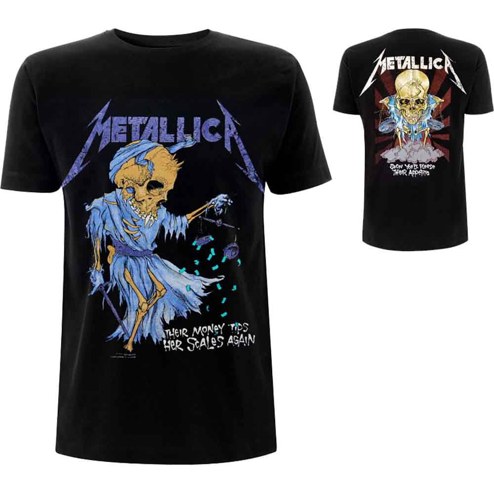 Metallica Unisex T-Shirt Doris (Back Print)