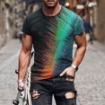 thumbnail image 5 of Birdeem Nouveau T-Shirt de Mode pour Hommes Impression 3D Ciel Non Localisé Manches Courtes Col Rond T-Shirt Décontracté Haut de Sport Blouses, 5 of 5