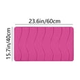 thumbnail image 3 of Fridja Washable Bathroom Mat, Memory Foam Bath Mat for Bathroom, Absorbent Bathroom Rug Non-Slip Rubber Back, 15.7''x23.6'', Pink, 3 of 5