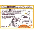 thumbnail image 2 of Master of Mixes Big Bucket Mango Daiquiri & Margarita Mix, Ready-to-Use Premium Fruit Base, 2.8 L – Yields 24 Servings, 2 of 6