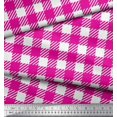 thumbnail image 2 of Soimoi Rayon Fabric Gingham Check Printed Craft Fabric by The Yard 56 Inch Wide, 2 of 3