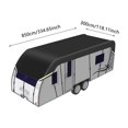 thumbnail image 1 of BotaniNest RV Roof Cover With Reflective Strips Heavy Duty For Outdoor Travel Trailer And Camper Storage, 1 of 6