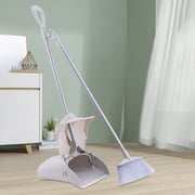 Suncoda Potable Broom, Brooms and Dustpan Set- Cleaning Supplies Brooms and Dustpan Set for Home- Stainless Steel Handle Brooms with Dustpan Combo Set for Home Office