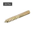 thumbnail image 3 of Unique Bargains M4x30mm Hanger Bolts, 24 Pack Double Ended Thread Dowel Screws, 3 of 5