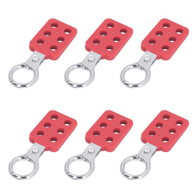 Hasps, 6PCS Nylon PA Logement Isolation Cadenas Hasp pour l'Entretien de l'Appareil