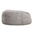 thumbnail image 3 of Sealy Kade 6-Foot Bean Bag Chair – Faux Fur Cover, Foam Filling, Plush Lounge Seating for Bedroom or Living Room, 3 of 13