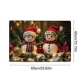 thumbnail image 3 of Todaioua Christmas Doormat Holiday Floor Mat - Non-Slip Absorbent Rug for Kitchen Bathroom Entryway, Indoor Outdoor Decor with Festive Home Accent, Washable Christmas Themed Mat, 3 of 7