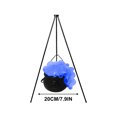 thumbnail image 4 of Halloween Decorations Witches Cauldron, Black Witch Cauldron, Large Plastic Cauldron For Halloween Decorations Outdoor & Indoor, 8 Inch Cauldron Halloween Decor, 4 of 7