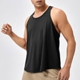 thumbnail image 4 of Styesk Tank Tops Men Men's Solid Color Fashionable Leisure Fitness Sports Tank, 4 of 5