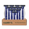 thumbnail image 1 of Harry's Disposable Razors for Men - Triple Blade Disposable Razors for Convenient Shaving - Eco-Friendly - Lubricating Strip - Skin-Friendly - Value Pack - 10 Count, 1 of 5