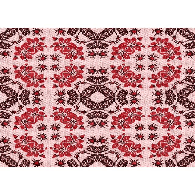 Ahgly Company Machine Washable Indoor Rectangle Transitional Deep Rose Pink Area Rugs, 3' x 5'