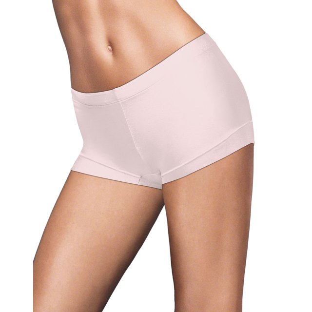 Maidenform Shorty en Coton Ajusté pour Femmes, 6, Rose Sucre