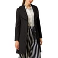 thumbnail image 2 of INSPIRE CHIC Manteau Trench Long pour Femme, Mignon, à Col Rabattu, à Simple Boutonnage, avec Ceinture, 2 of 6