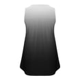 thumbnail image 4 of Dealovy Plus Size Tank Tops for Women Casual Sleeveless Scoop Neck Buttons Ruched Solid Color Loose Flowy Tees, 4 of 4
