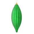 thumbnail image 1 of Vickerman M183204M 8 in. Green Matte Line Finial Ornament  4 per Bag, 1 of 3