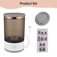 thumbnail image 3 of Riwcyla Cosmetic Brush Cleaner , USB Powered Automatic Spinning Electric Makeup Brush Cleaner with Brush Mat Fit for All Size Beauty Makeup Brush Gift for Female, 3 of 6