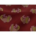 thumbnail image 4 of oneOone Viscose Jersey Fabric Fish Block Print Fabric BTY 60 Inch Wide, 4 of 5