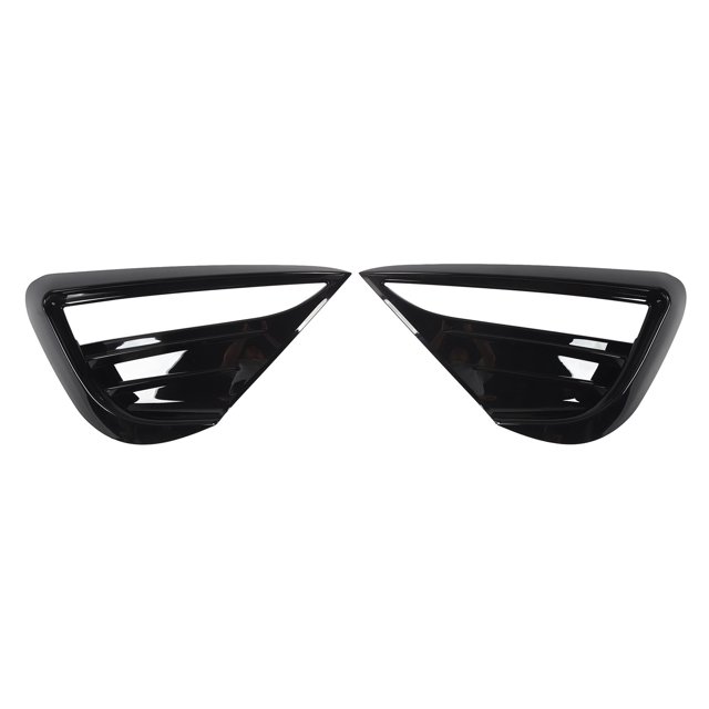 Car Fog Light Cover, Decorative Blade Cover Trim Wear Durable For Model Y 2019 To 2023
