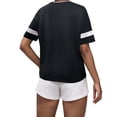 thumbnail image 4 of Hauts Actifs pour Femmes Hauts à Col pour Femmes T-Shirt Décontracté Haut T-Shirt Uni à Manches Longues Femmes T-Shirt à Manches Longues Femmes T-Shirt de Course Femmes T-Shirt Femmes T-Shirt à Manches Longues Femmes Course, 4 of 4
