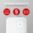 thumbnail image 3 of Stelpro Non-Programmable Electronic Thermostat for Baseboards and Convectors, Accurate Temperature Control, Energy Efficient - 2500W/240V - White (ST252NP - 2500W), 3 of 12