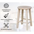 thumbnail image 4 of International Concepts 18" Round Top Bar Stool, 4 of 7