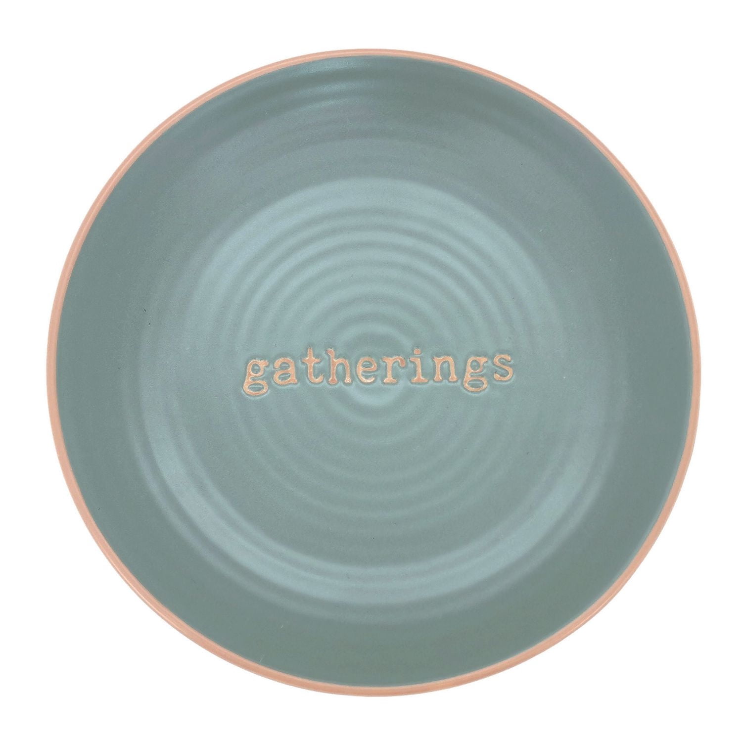 Hometrends Stoneware Appetizer Plates, Aragon, 7.5" dia.